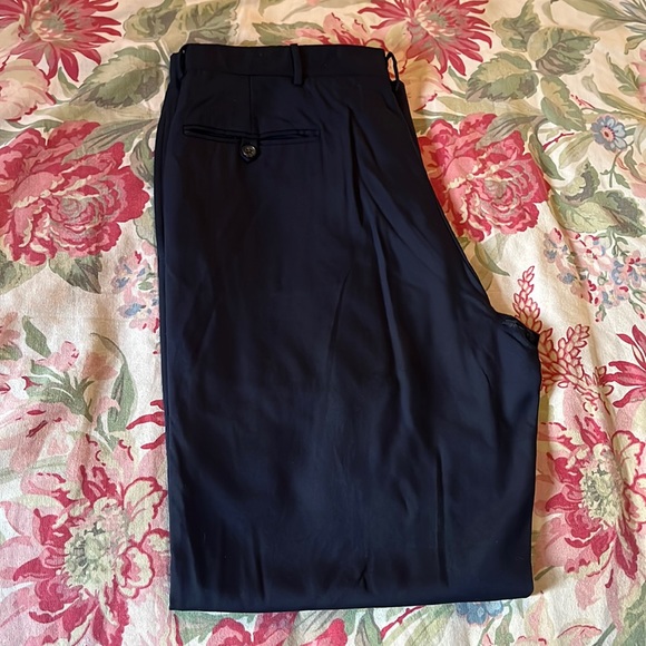 Vtg '01 RALPH LAUREN Size 36”W x 33”L Virgin Wool ExtraFine Pant Suspender Btn - Picture 5 of 16